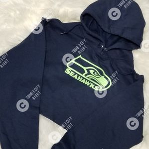 Seattle Seahawks Cropped Hoodie